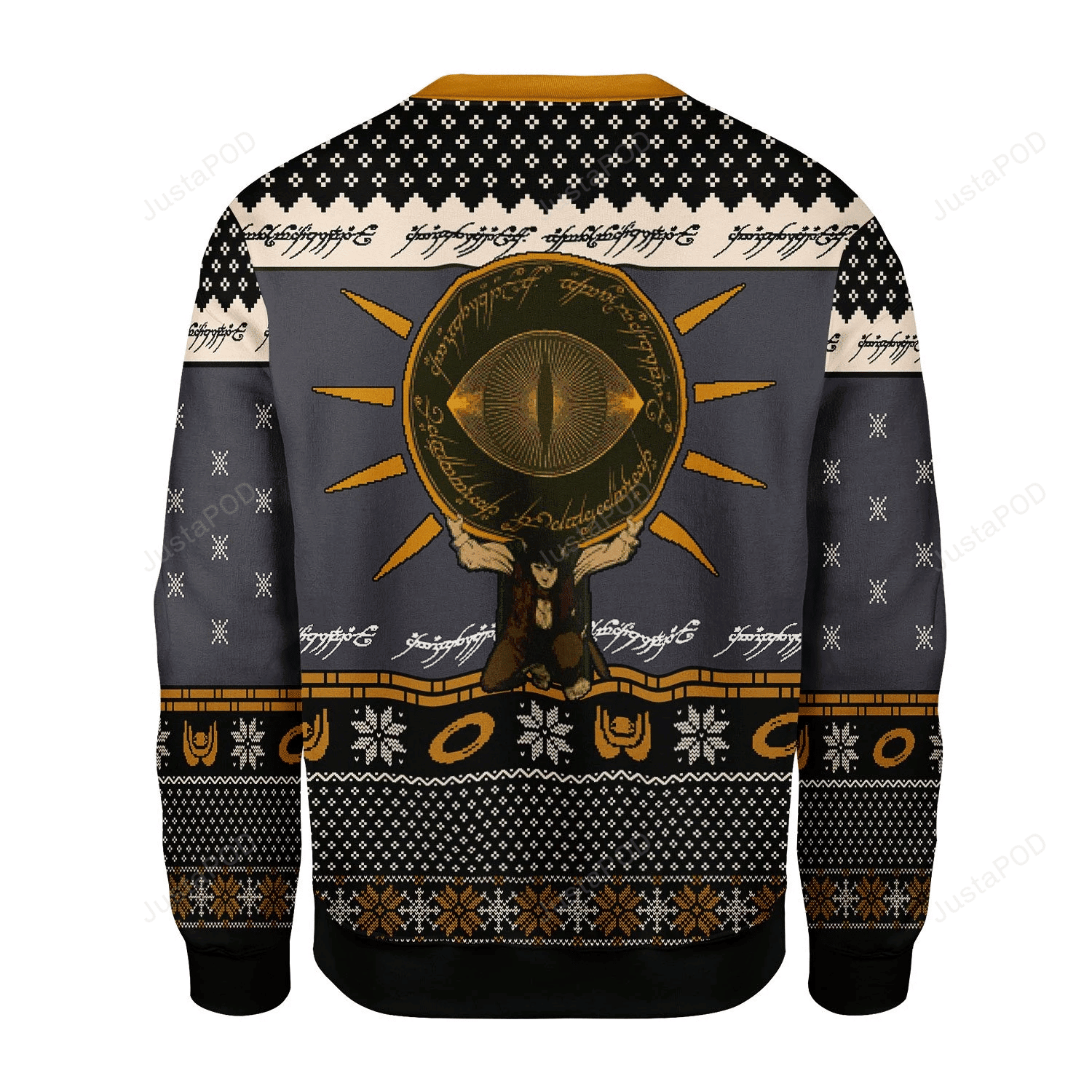 Merry Christmas Gearhomies The Lord Of The Rings Burden Ugly Christmas Sweater, Perfect Holiday Gift