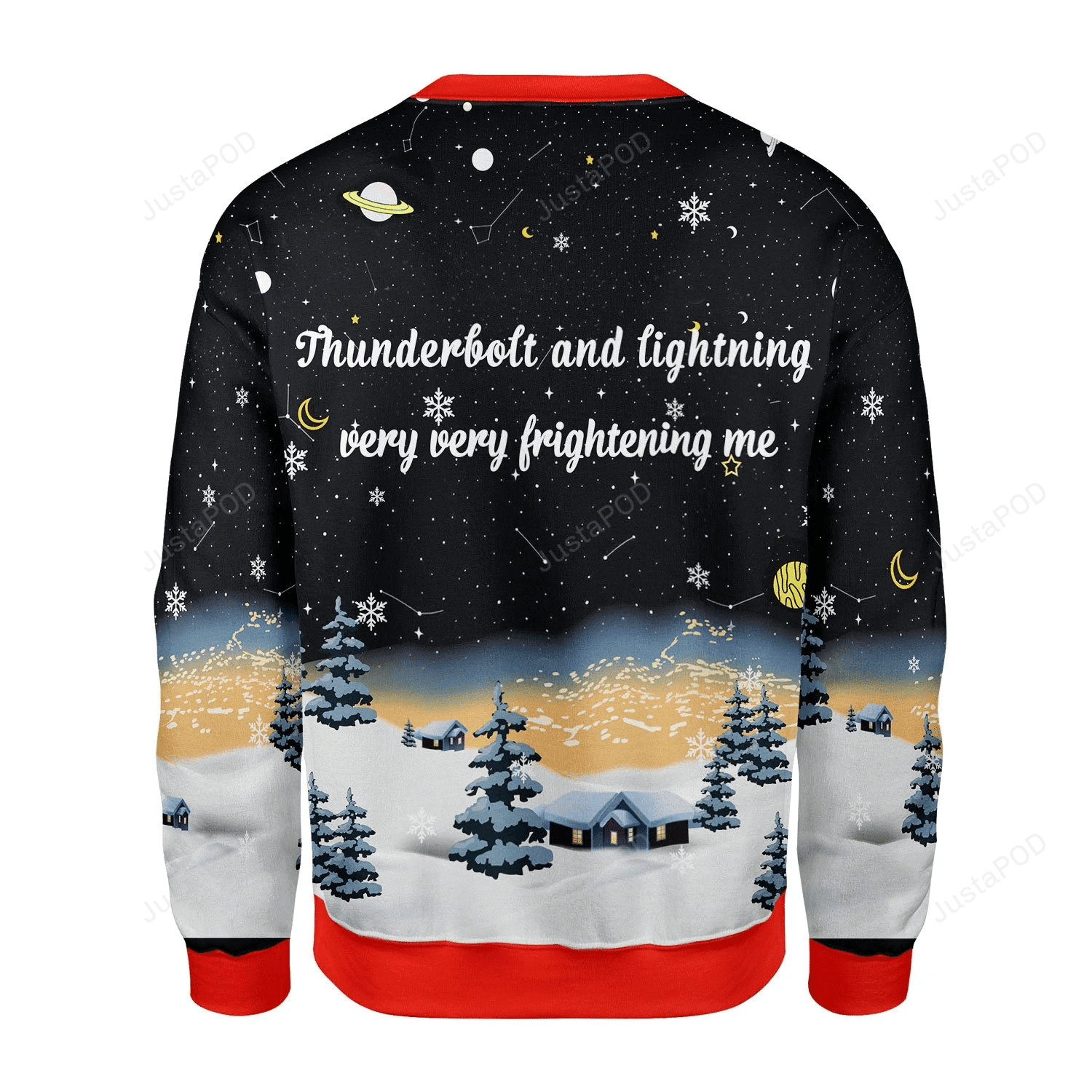 Merry Christmas Gearhomies Thunder Fightening Galileo Ugly Christmas Sweater, Perfect Holiday Gift