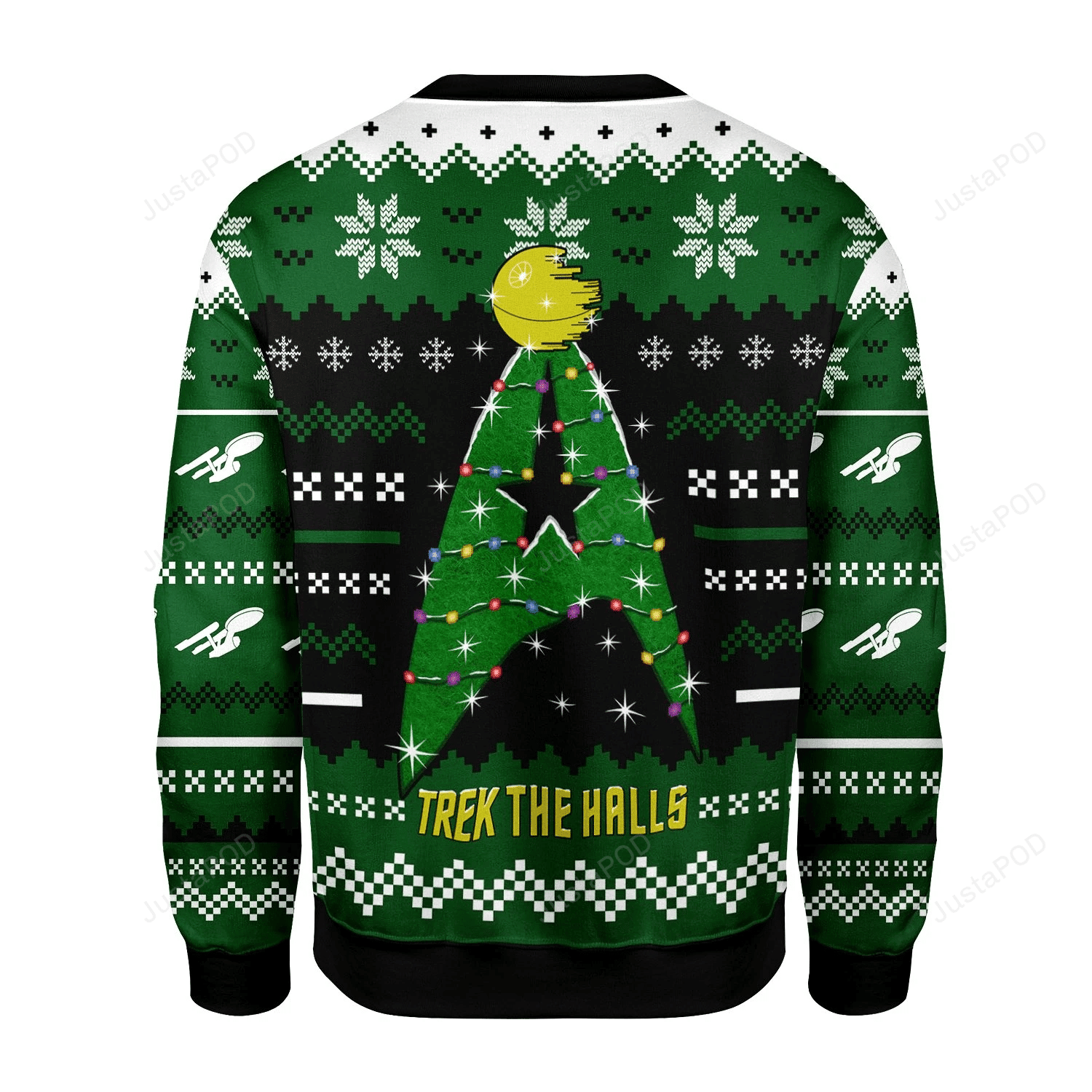 Merry Christmas Gearhomies Trek The Halls Ugly Christmas Sweater, Perfect Holiday Gift