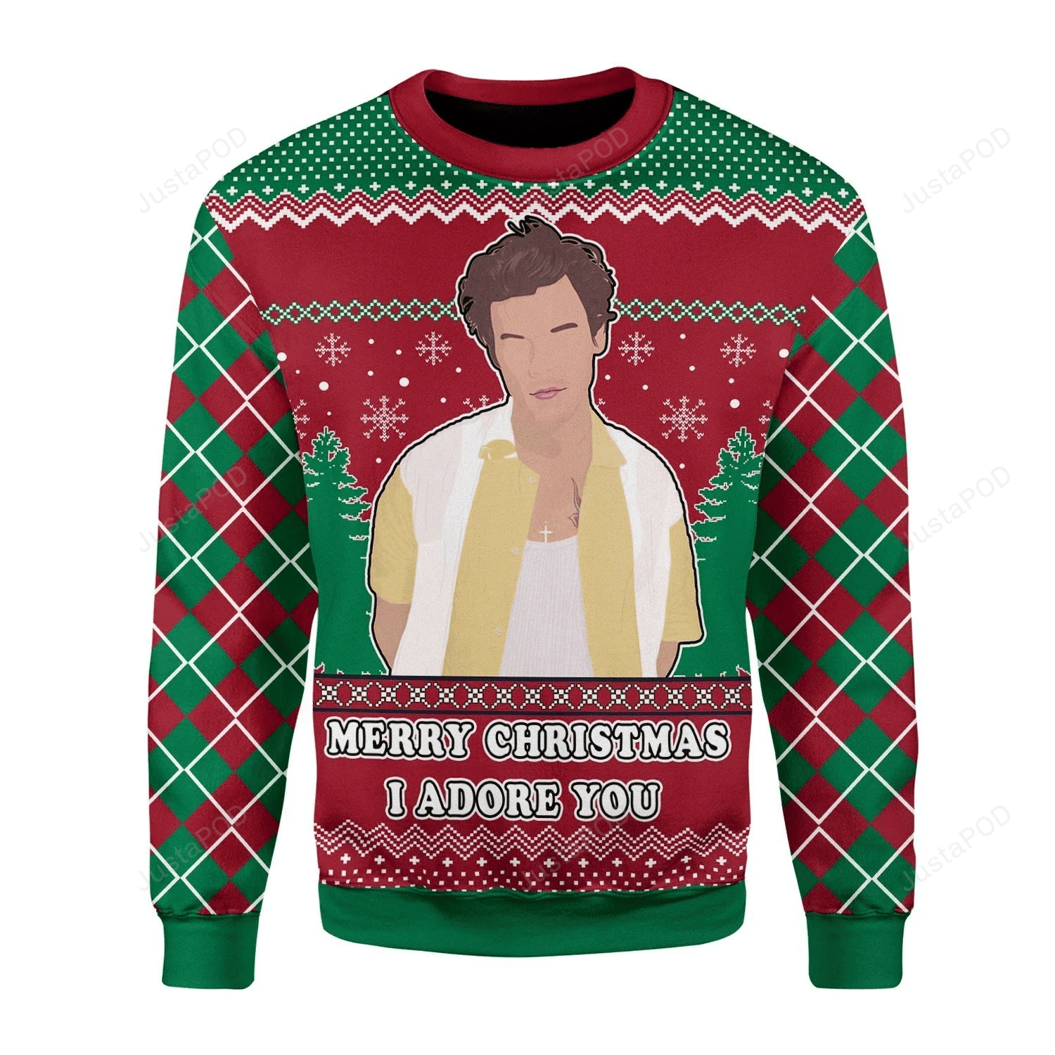 Merry Christmas I Adore You Ugly Christmas Sweater, Perfect Holiday Gift