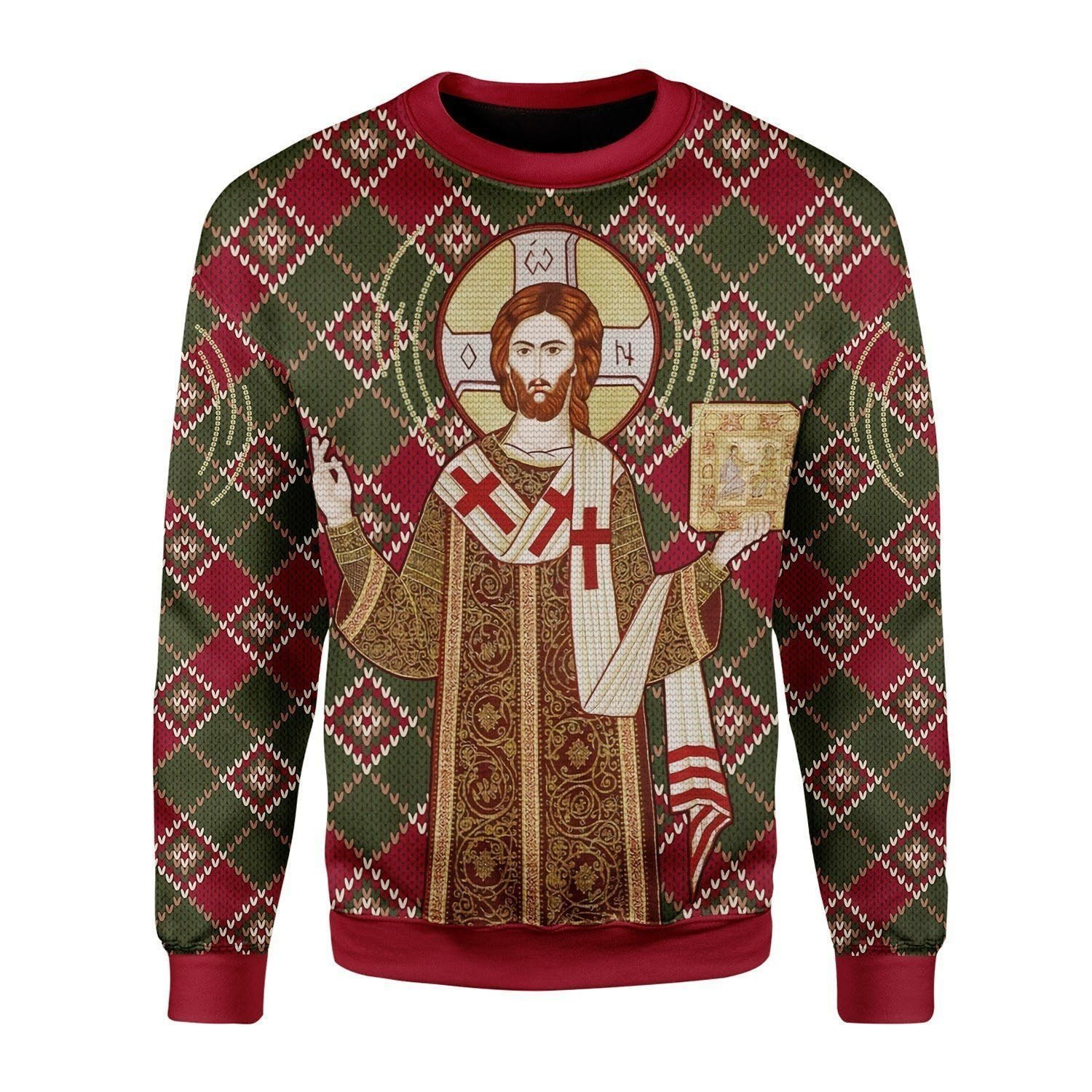 Merry Christmas Orthodox Christianity For Unisex Ugly Christmas Sweater,