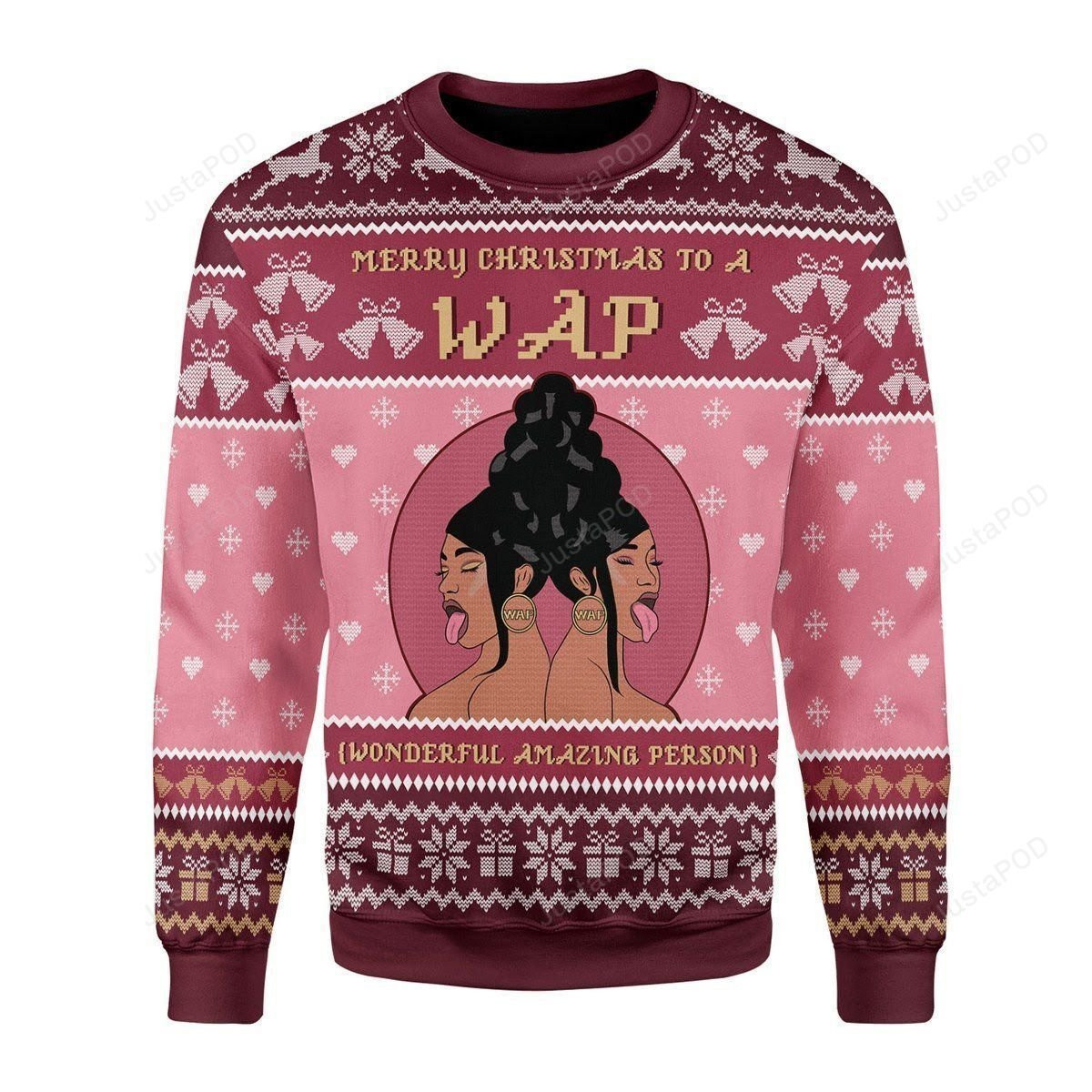 Merry Christmas To A Wap Ugly Christmas Sweater, Perfect Holiday Gift