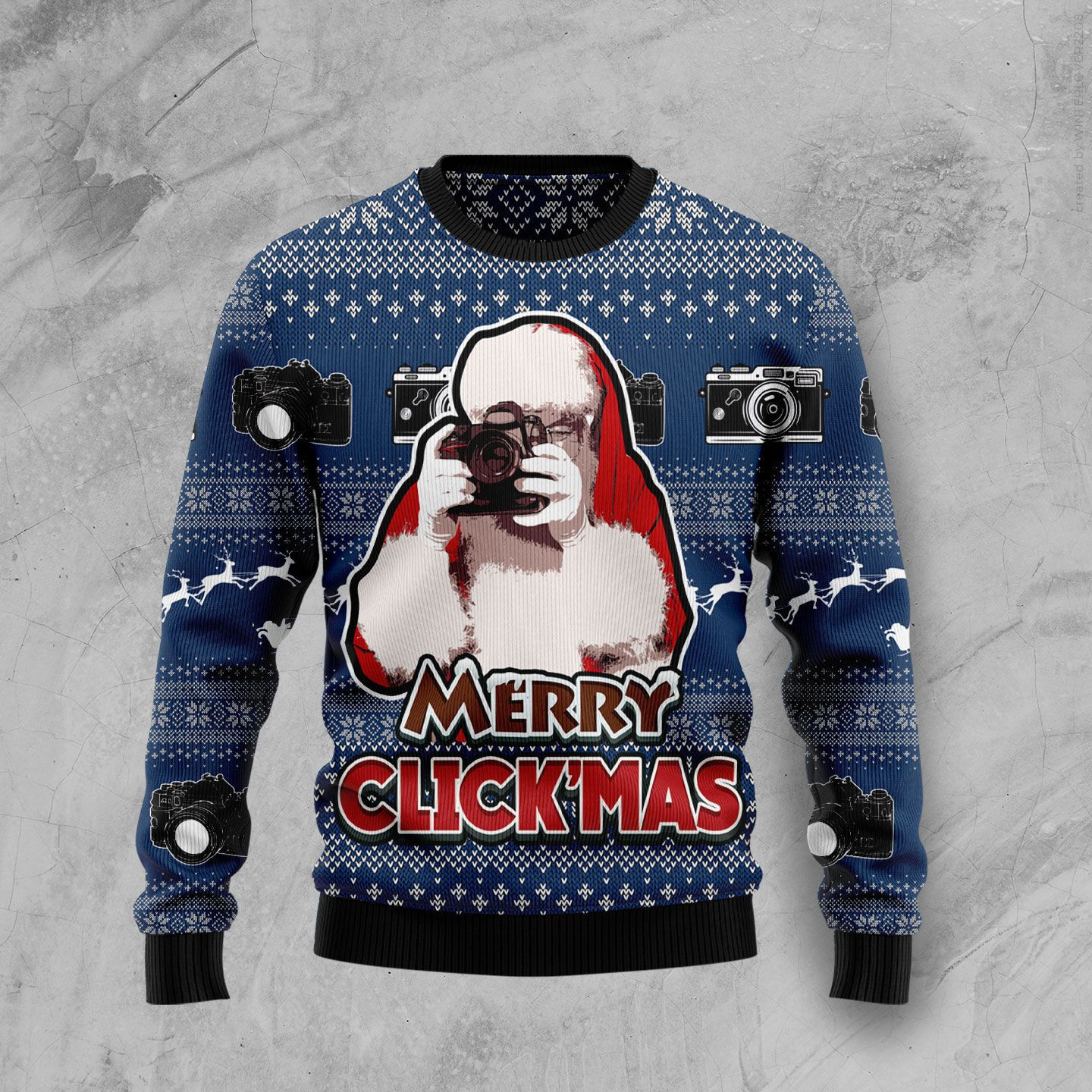 Merry Clickmas Ugly Christmas Sweater, Perfect Holiday Gift