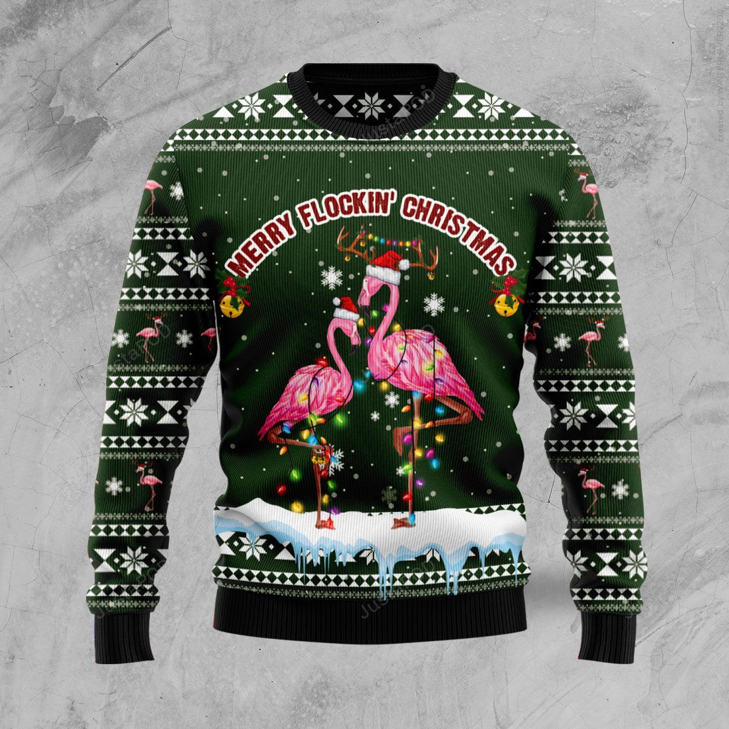 Merry Flockin? Christmas Ugly Christmas Sweater, Perfect Holiday Gift