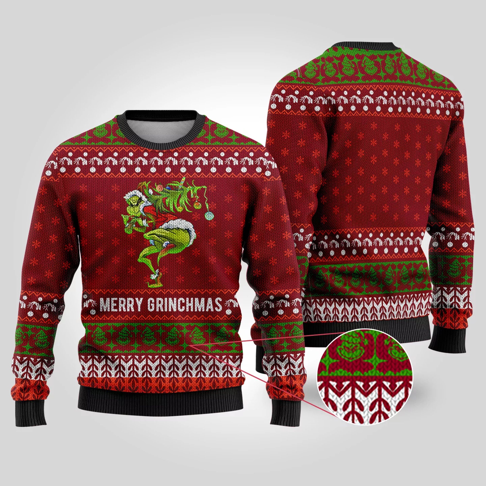 Merry Grinchmas Ugly Christmas Sweater