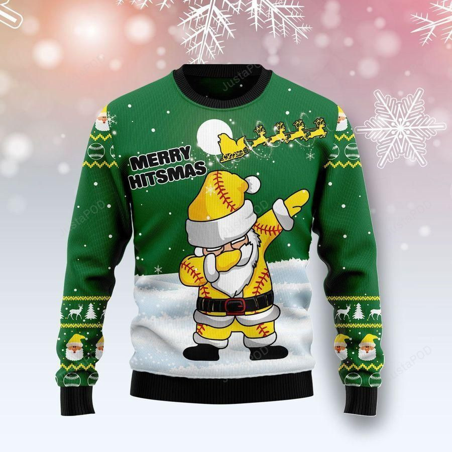 Merry Hitsmas Santa Ugly Christmas Sweater, Perfect Holiday Gift