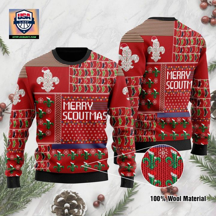 Merry Scoutmas Ugly For Scouts On National Ugly Day And Christmas 3D Sweater