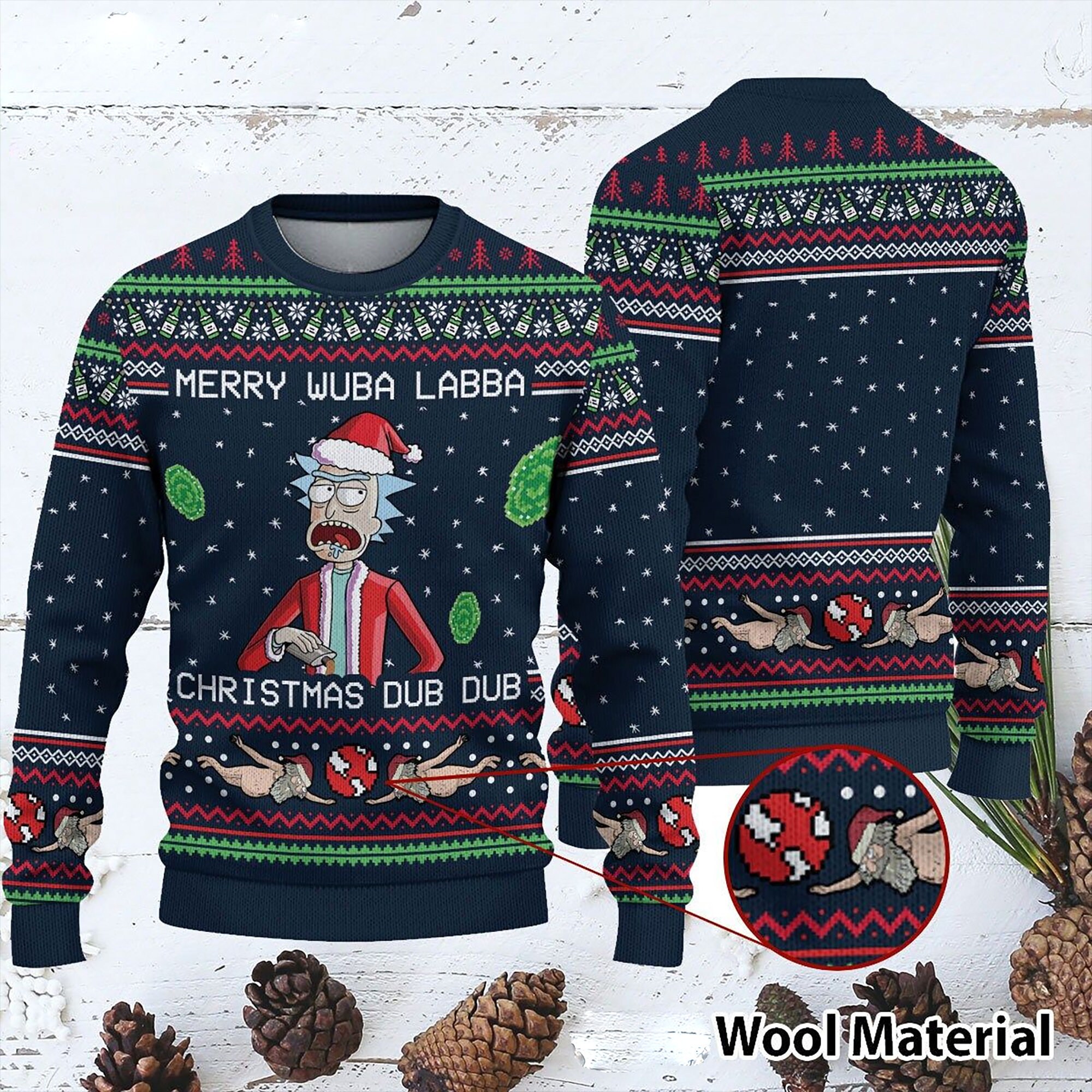 Merry Wubba Lubba Christmas Dub Dub Ugly Christmas Sweater