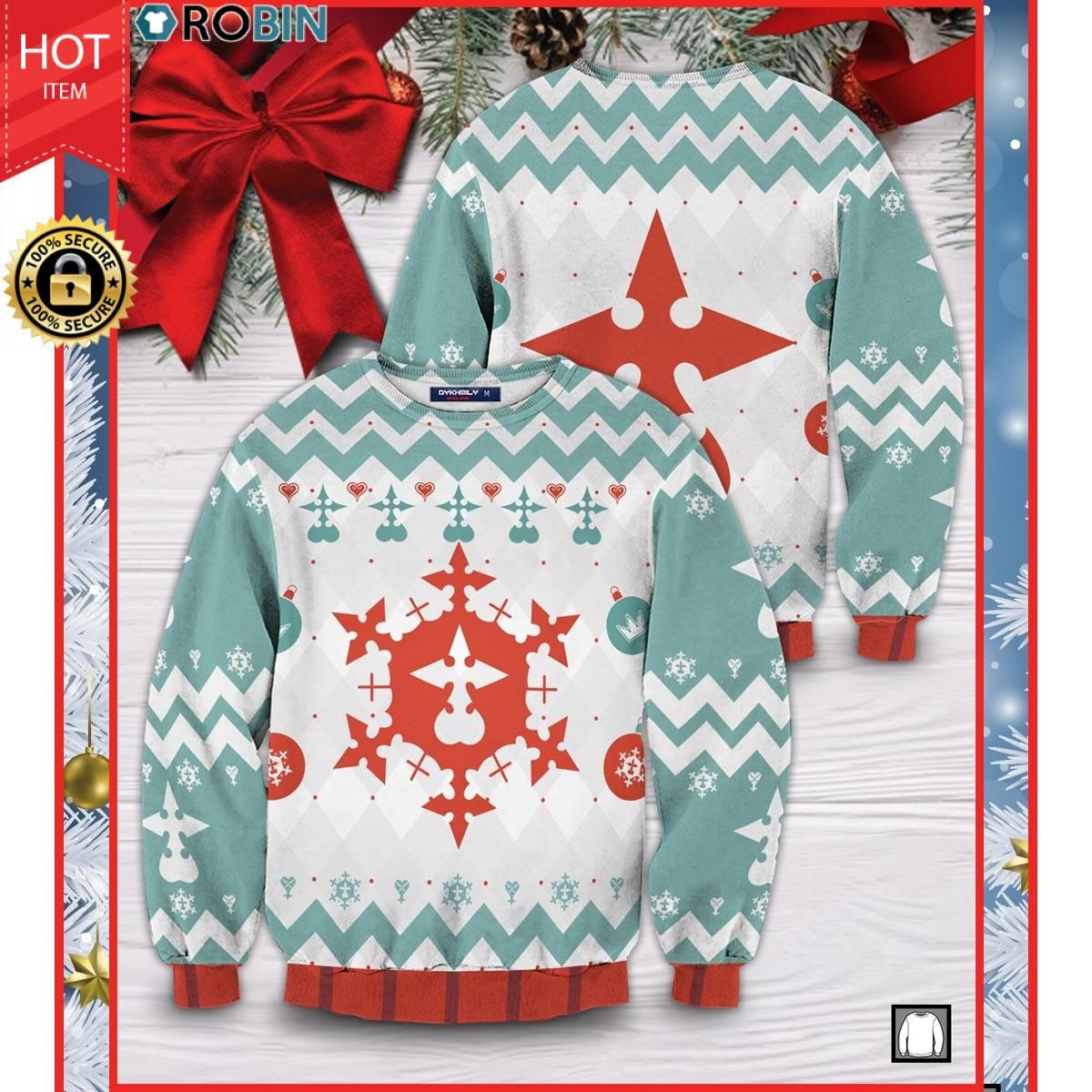 Merry Xemnas Ugly Christmas Sweater, Perfect Holiday Gift