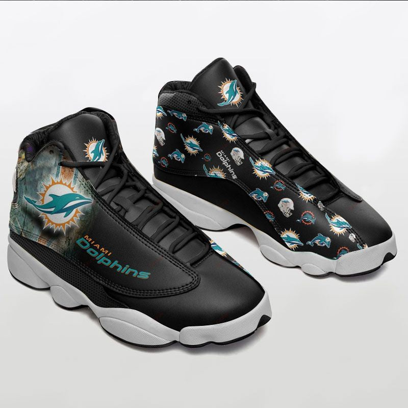 Miami Dolphins JD13 Sneakers Shoes for Men & Women | Custom Fan Gift