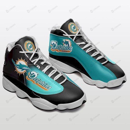 Miami Dolphins JD13 Sneakers Shoes for Men & Women | Custom Fan Gift