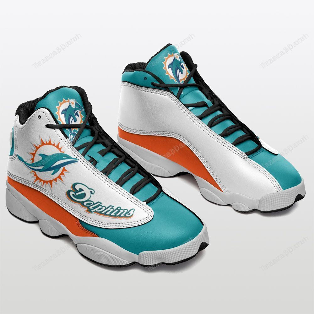 Miami Dolphins JD13 Sneakers Shoes for Men & Women | Custom Fan Gift