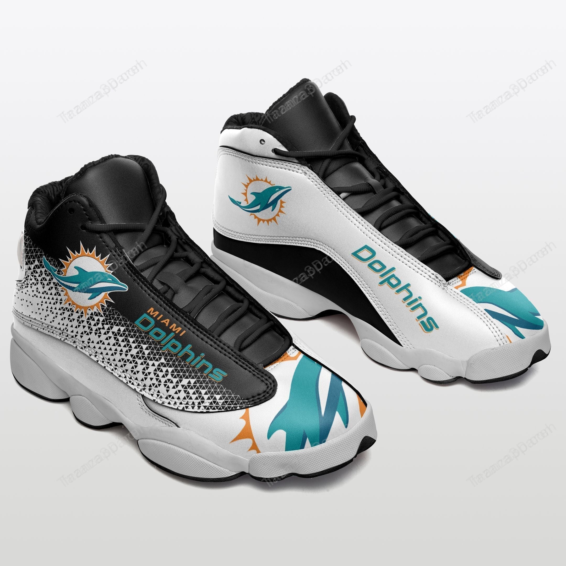 Miami Dolphins JD13 Sneakers Shoes for Men & Women | Custom Fan Gift