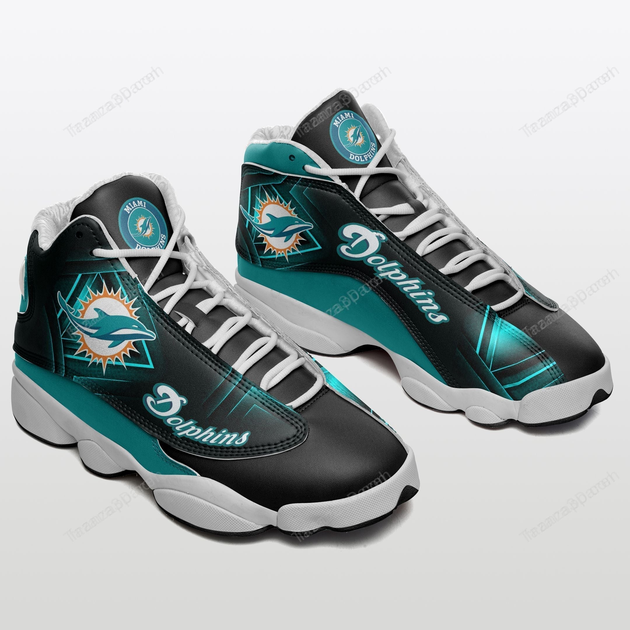 Miami Dolphins JD13 Sneakers Shoes for Men & Women | Custom Fan Gift