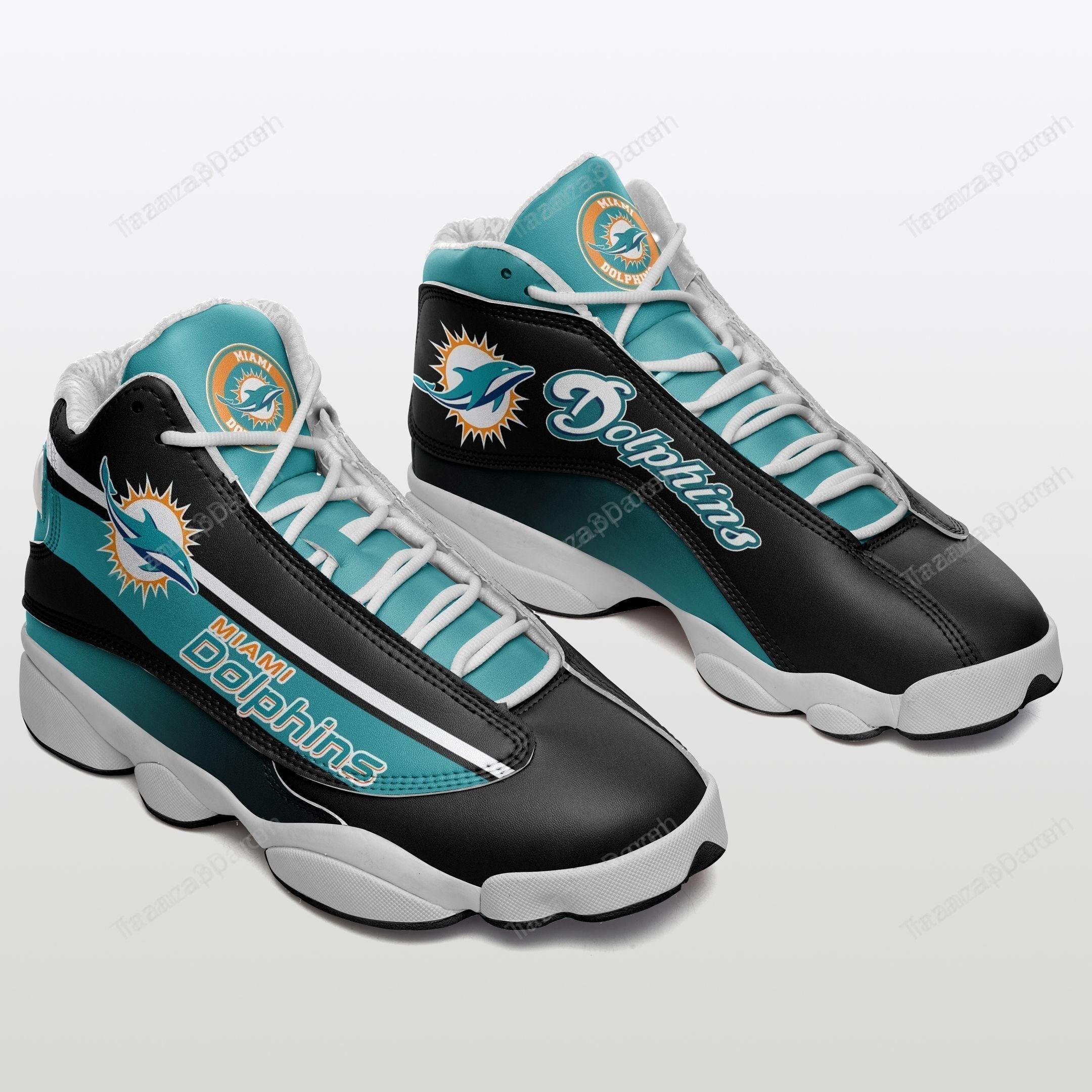 Miami Dolphins JD13 Sneakers Shoes for Men & Women | Custom Fan Gift