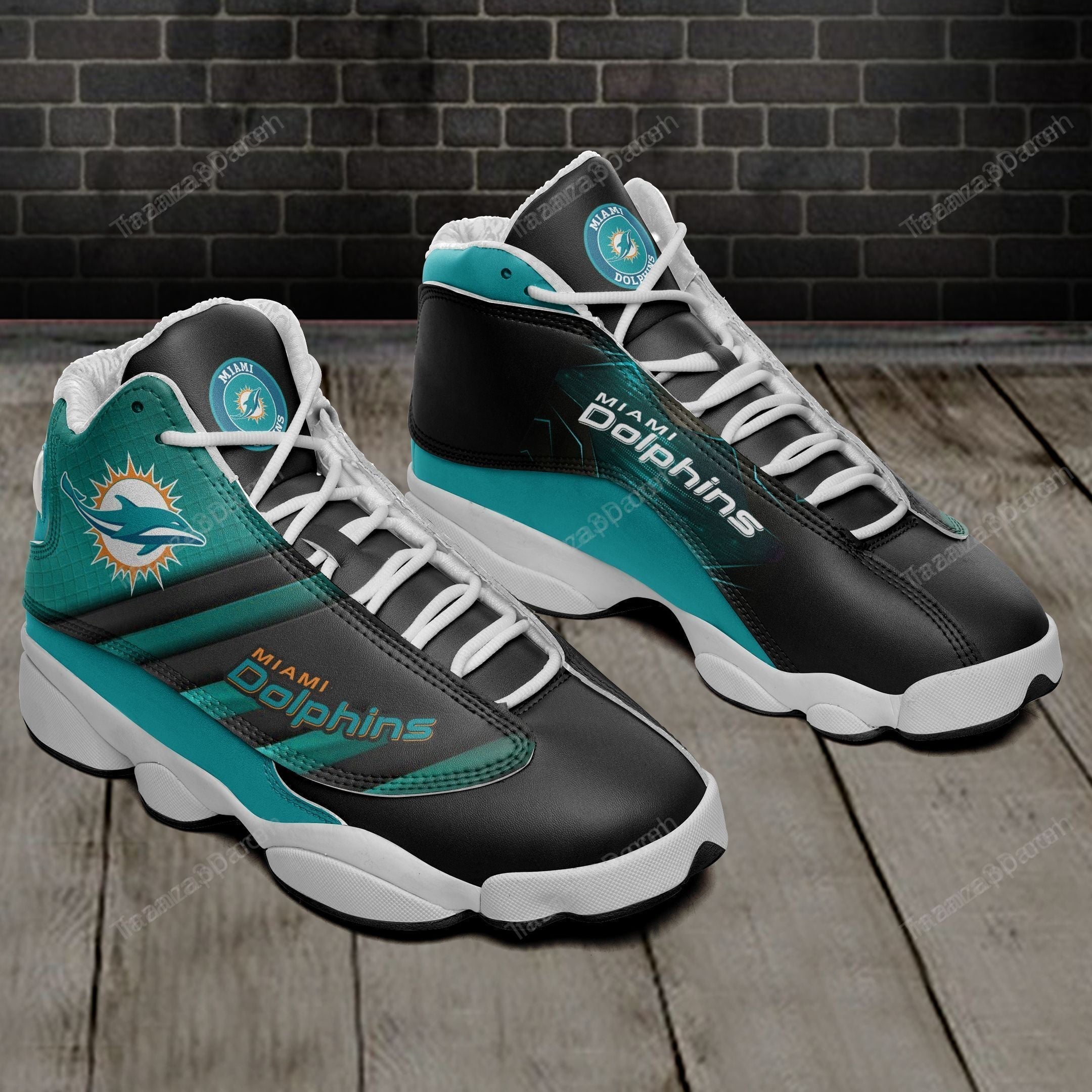 Miami Dolphins JD13 Sneakers Shoes for Men & Women | Custom Fan Gift