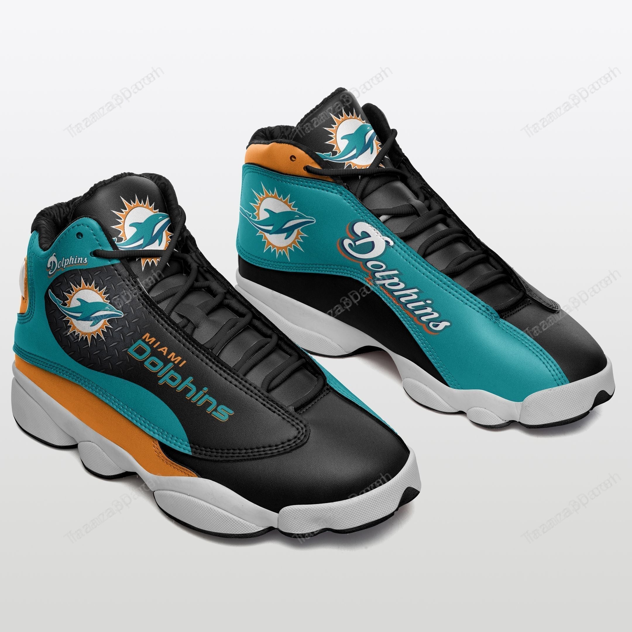 Miami Dolphins JD13 Sneakers Shoes for Men & Women | Custom Fan Gift