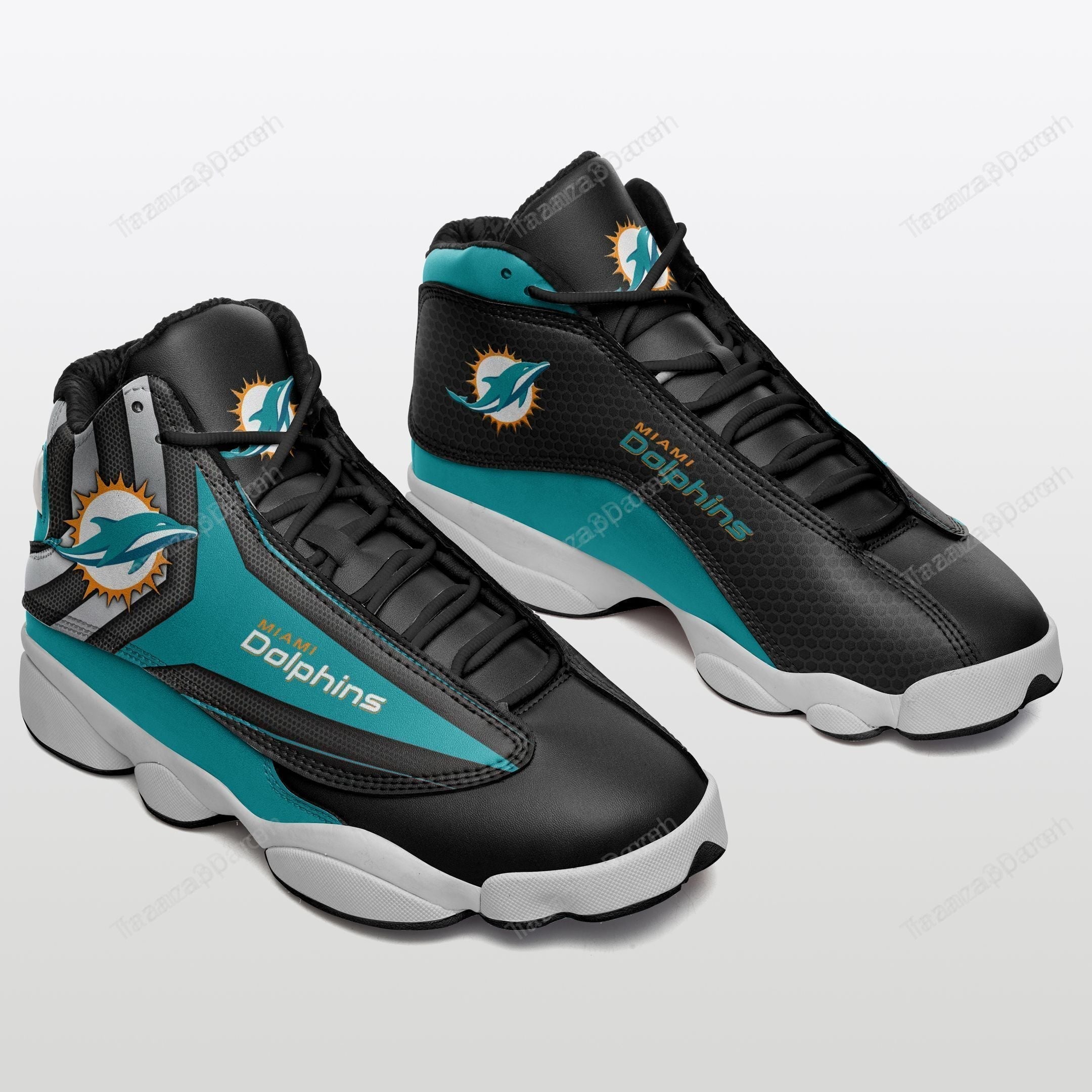 Miami Dolphins JD13 Sneakers Shoes for Men & Women | Custom Fan Gift