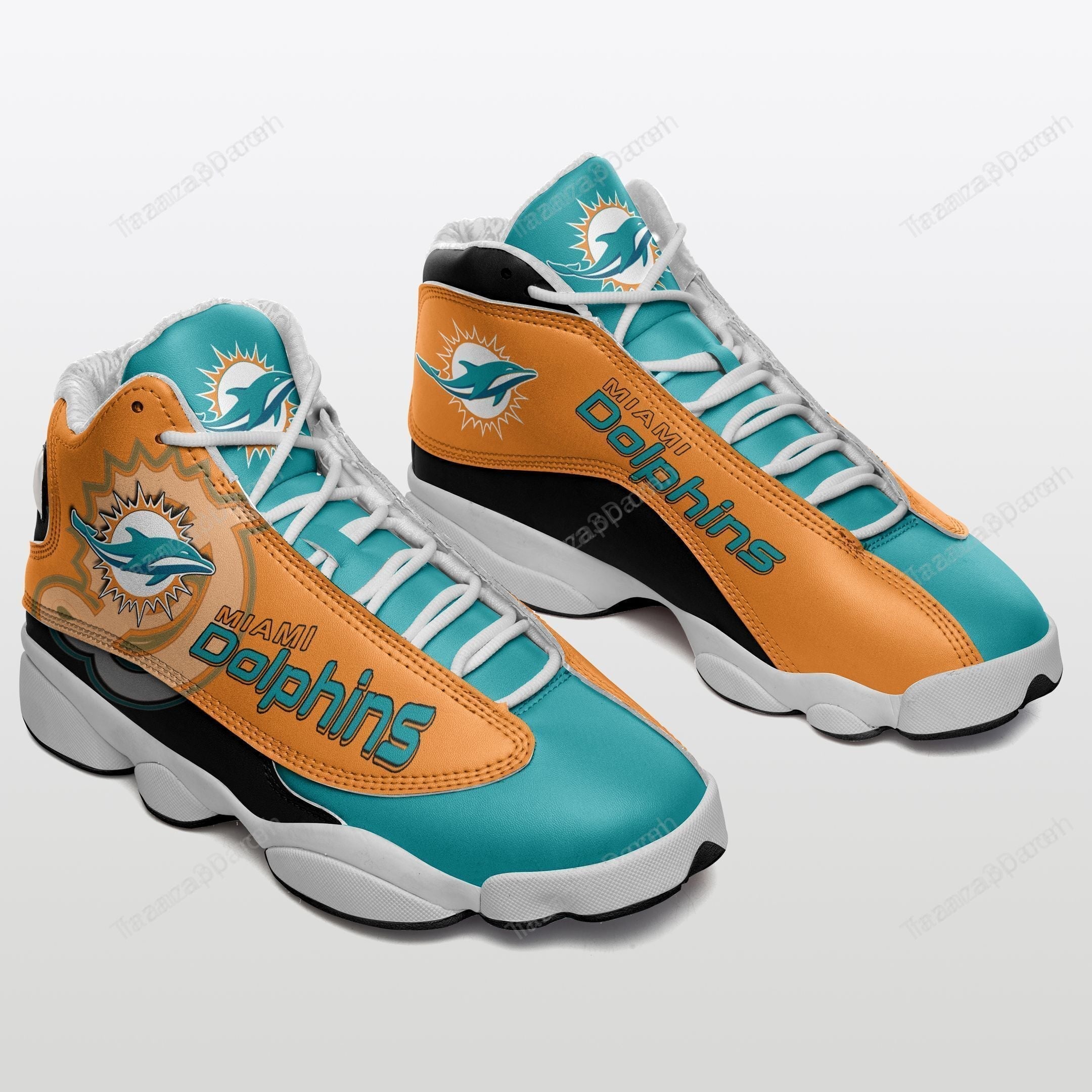 Miami Dolphins JD13 Sneakers Shoes for Men & Women | Custom Fan Gift