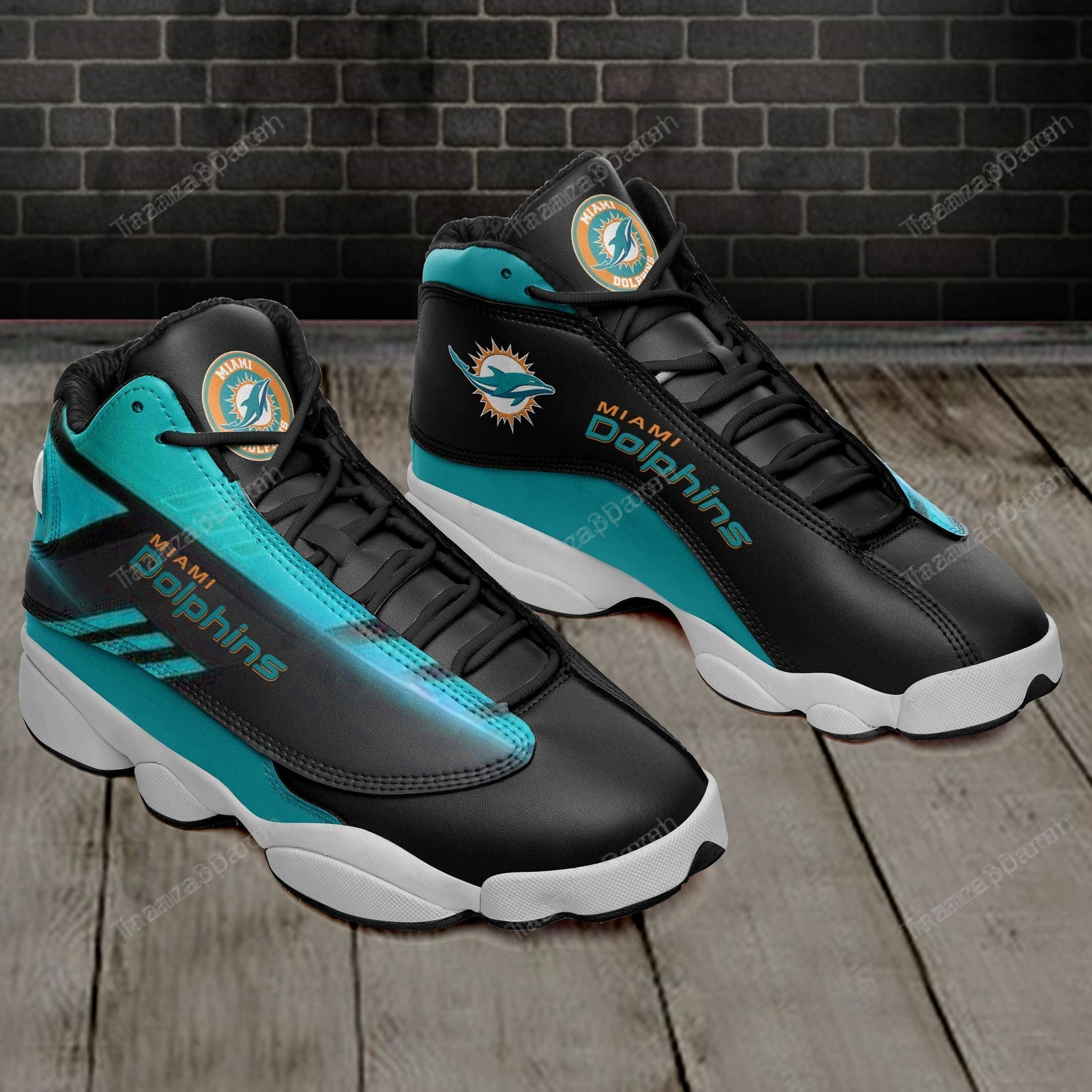 Miami Dolphins JD13 Sneakers Shoes for Men & Women | Custom Fan Gift