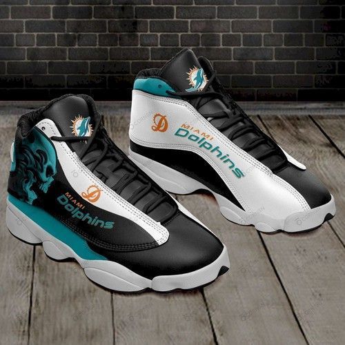 Miami Dolphins JD13 Sneakers Shoes for Men & Women | Custom Fan Gift