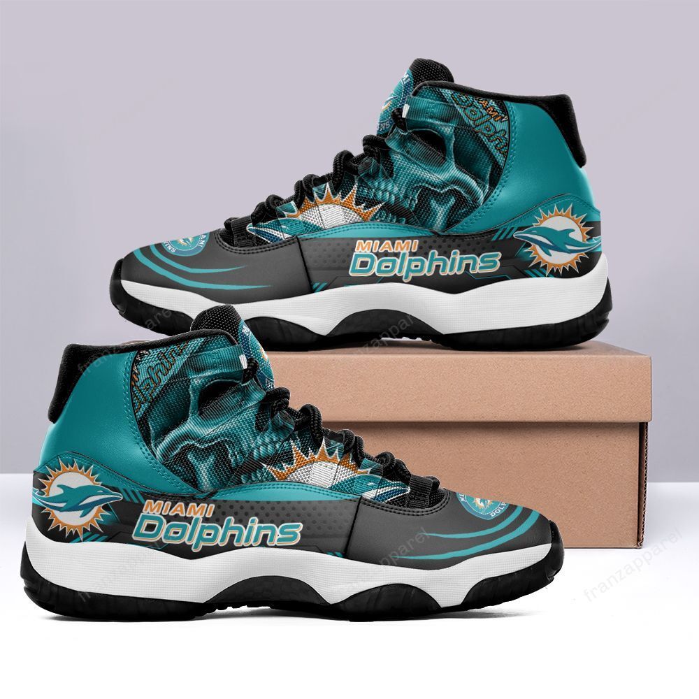 Miami Dolphins JD13 Sneakers Shoes for Men & Women | Custom Fan Gift