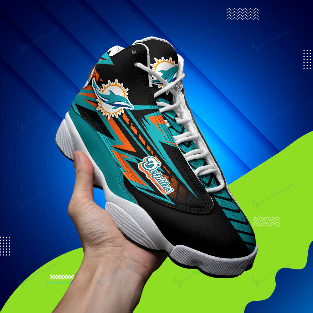 Miami Dolphins NFL JD13 Sneakers Shoes for Men & Women | Custom Fan Gift