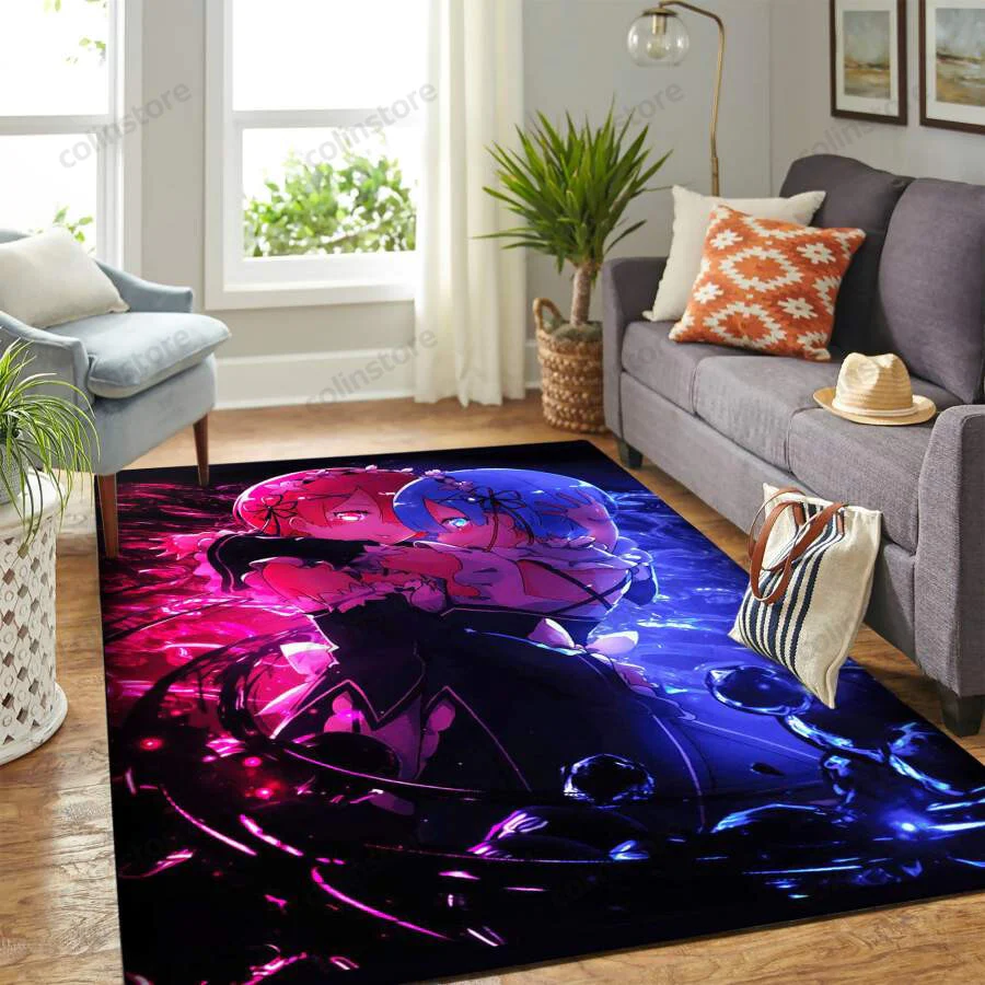 Miami Heat 3D Rectangle Area Rug – Full Print Carpet For Living Room & Bedroom Home Decor
