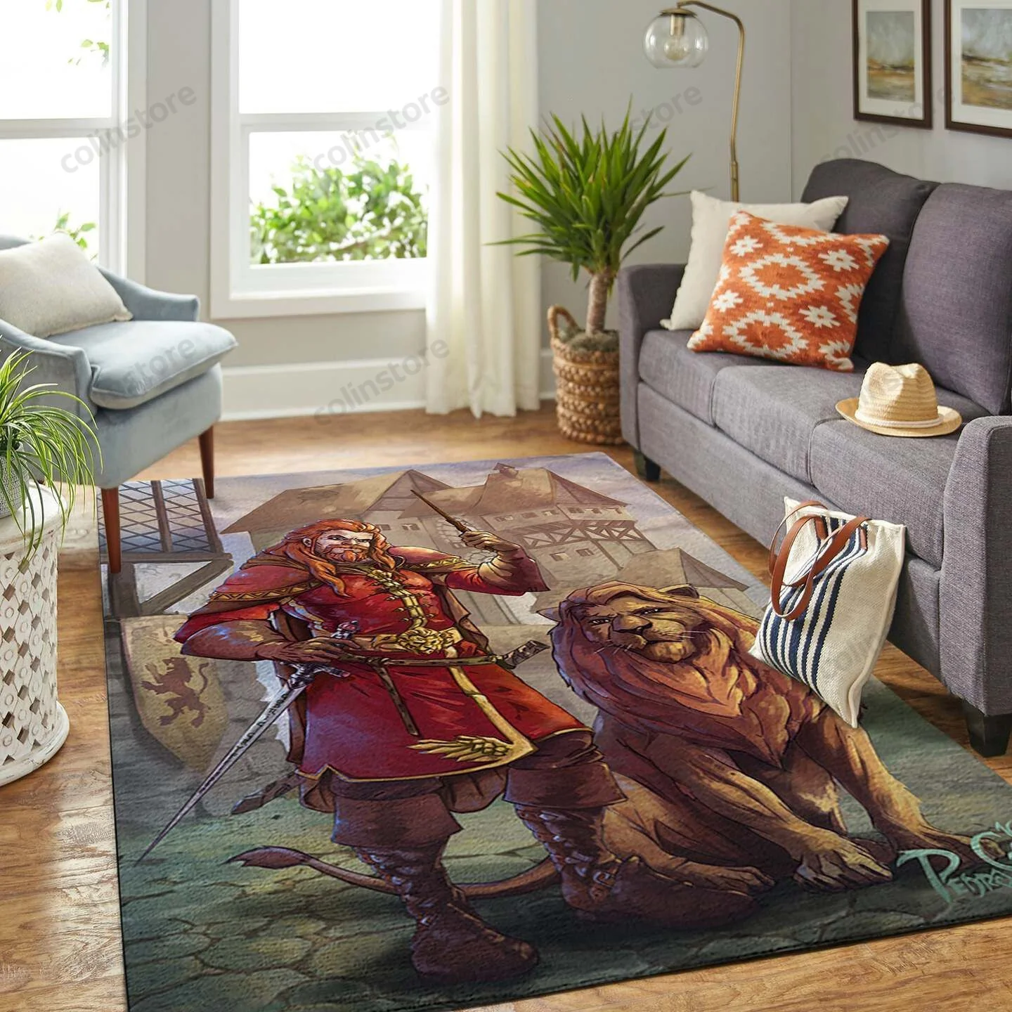 Miami Heat 3D Rectangle Area Rug – Full Print Carpet For Living Room & Bedroom Home Decor