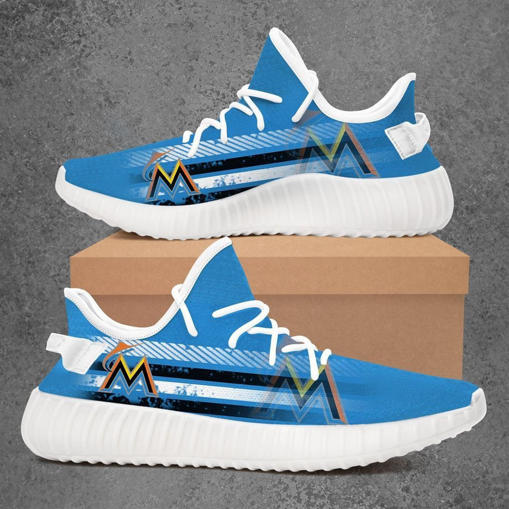 Miami Marlins Mlb Baseball Sport Shoes Sneakers