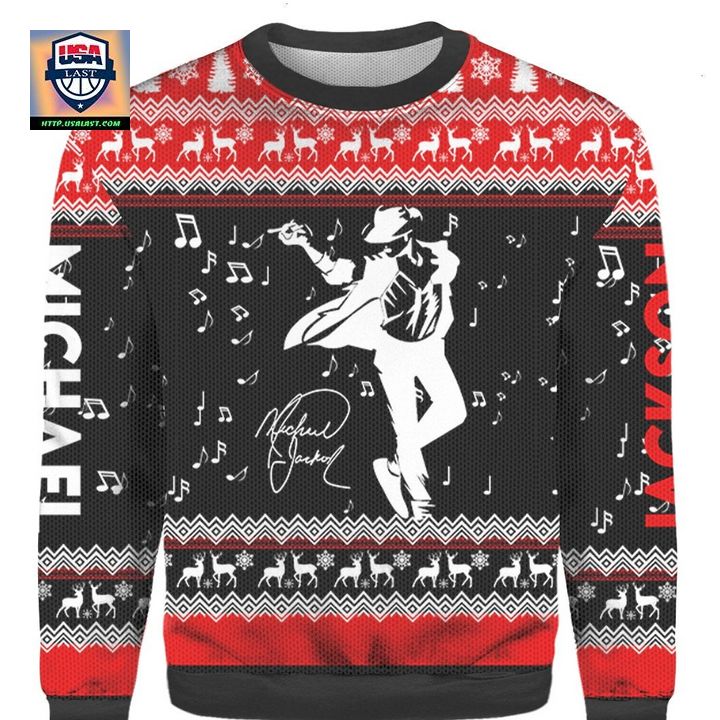 Michael Jackson Dancing Ugly 3D Christmas Sweater