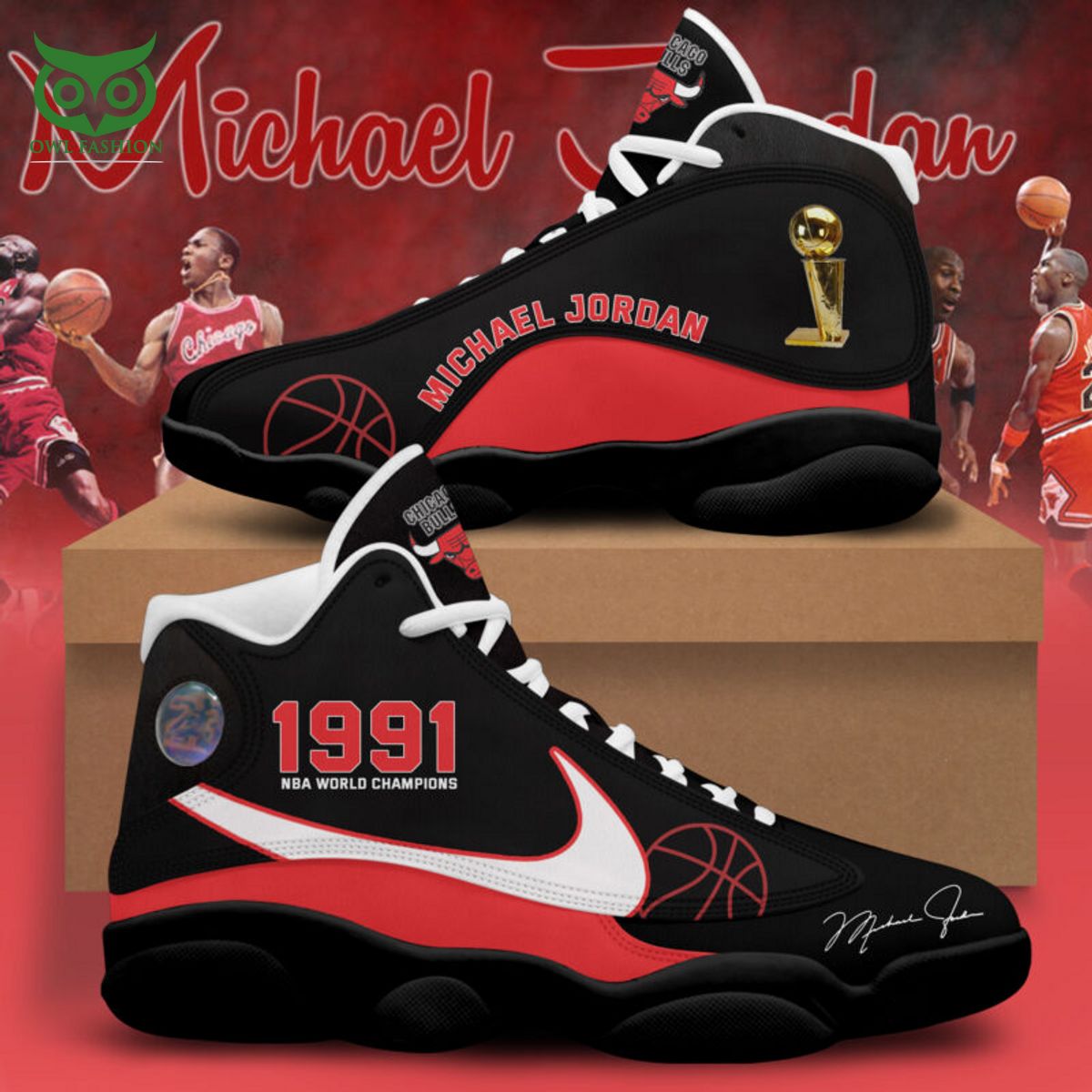 Michael Jordan JD13 Sneakers Shoes for Men & Women | Stylish Streetwear Shoes - Image 4