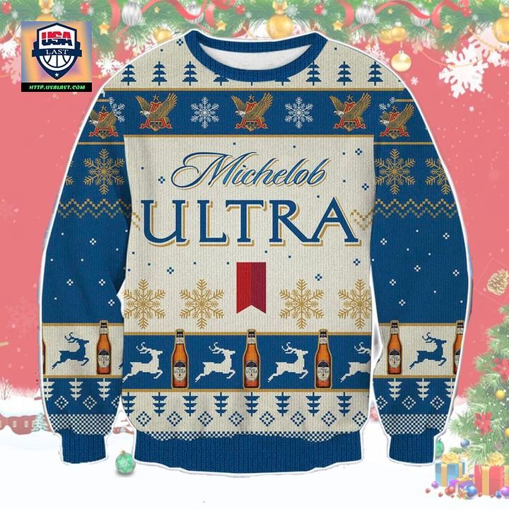 Michelob Ultra Ugly Christmas Sweater
