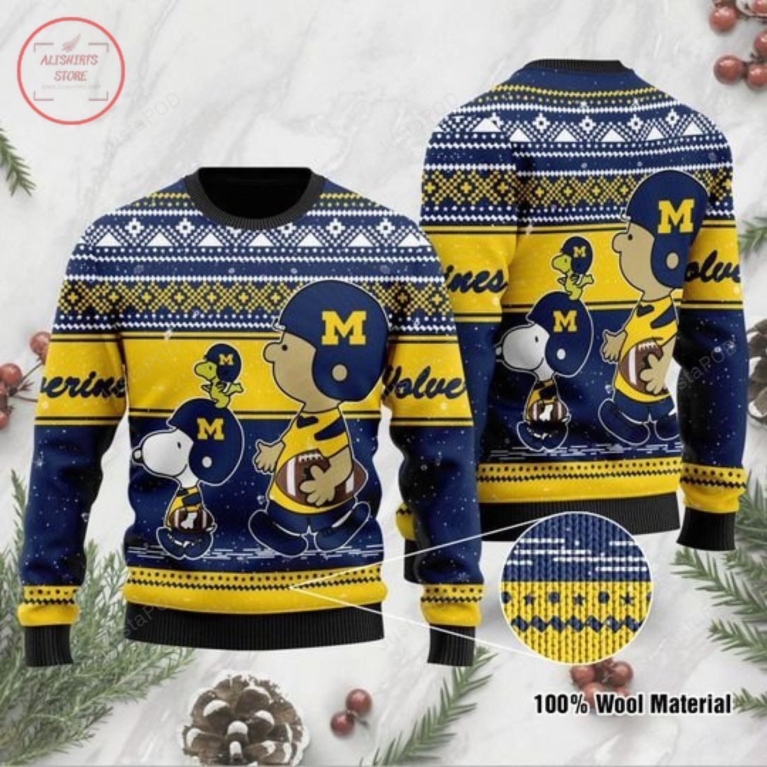 Michigan Wolverines Christmas For Fans Ugly Christmas Sweater Perfect Holiday Gift
