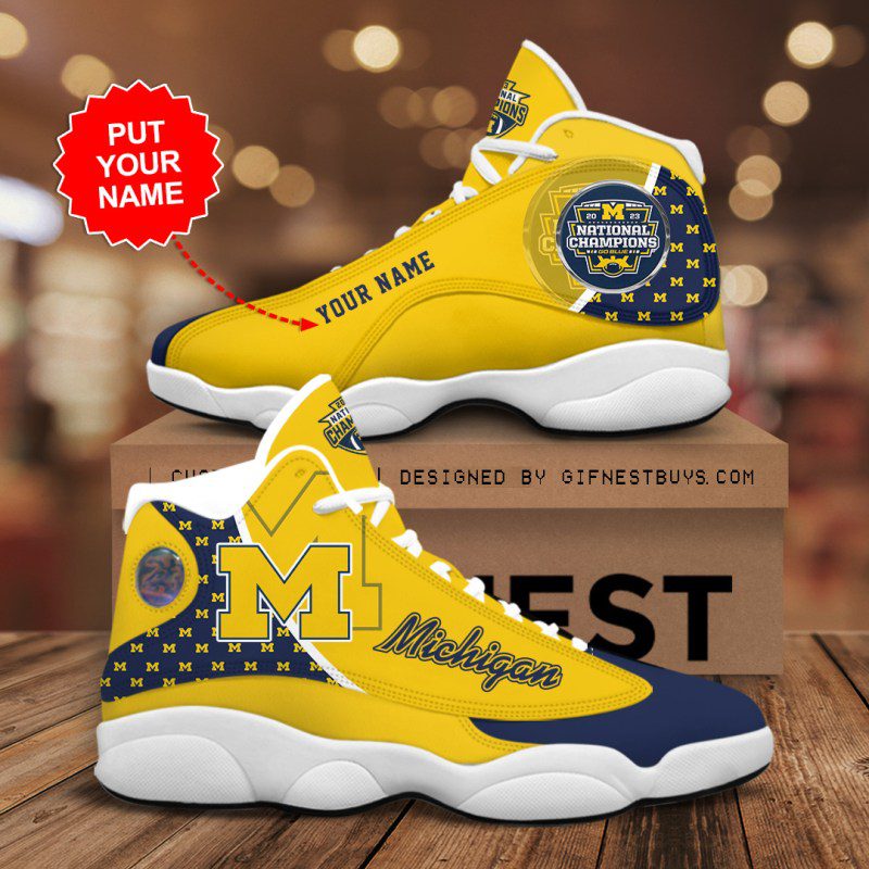 Michigan Wolverines JD13 Sneakers Shoes for Men & Women | Custom Fan Gift