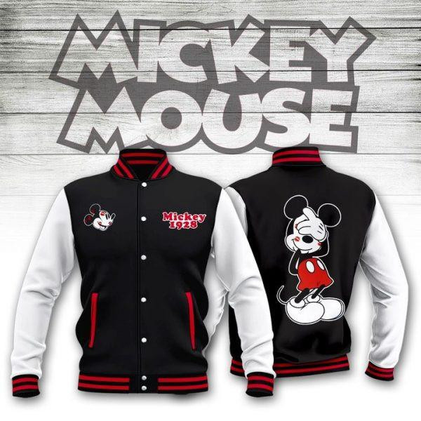 Mickey 1928 Fashion Baseball Jacket for Men & Women | Cartoon Fan Gift