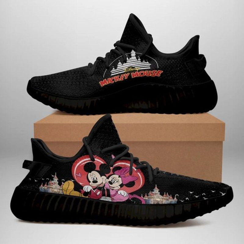 Mickey Minne Love Black Shoes Sneakers