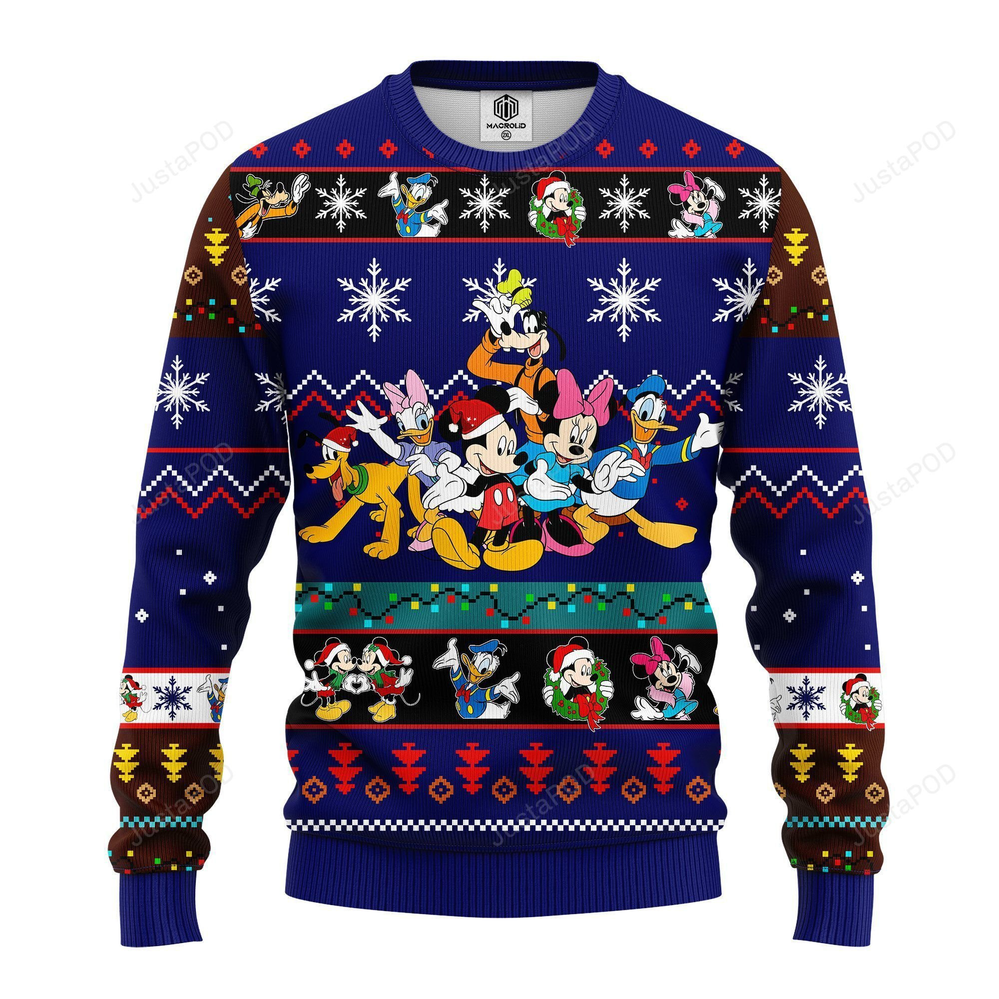 Mickey Mouse And Friends Ugly Christmas Sweater,