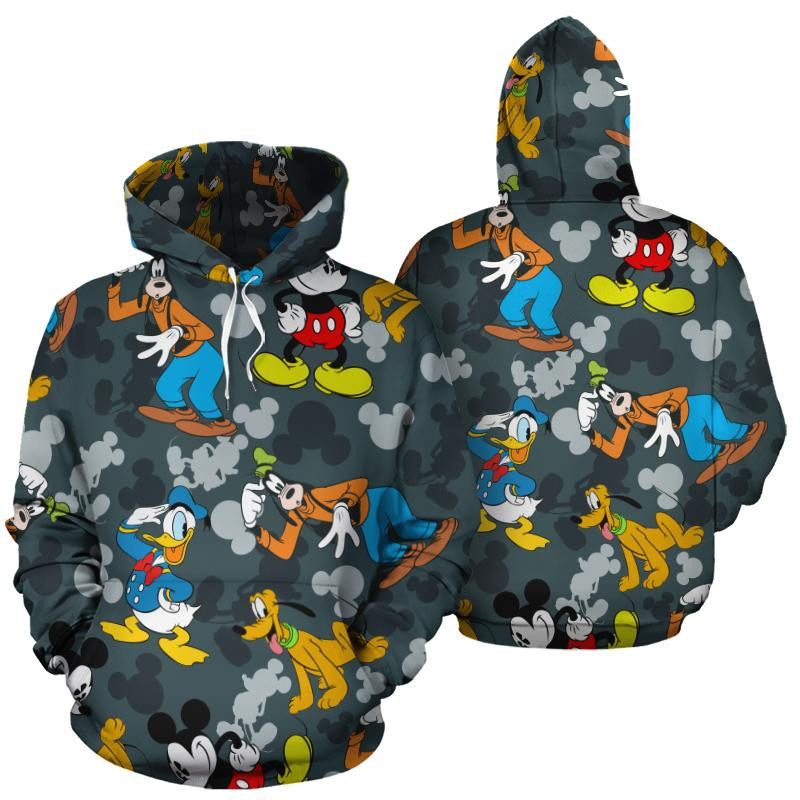 Mickey Mouse Disney 3D All Over Print Hoodie & Zip Hoodie