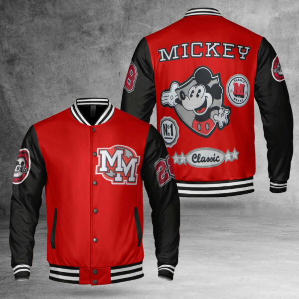 Mickey Mouse Michael Jackson Classic Trending Baseball Jacket for Men & Women | Cartoon Fan Gift