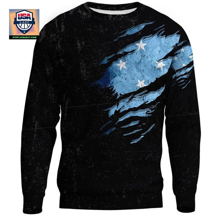 Micronesia In Me Sweater Special Grunge Style A31