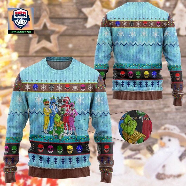 Mighty Morphin Power Rangers G-Ranger Christmas Sweater