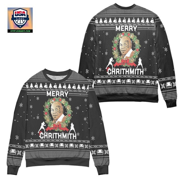 Mike Tyson Merry Chrithmith Ugly Christmas Sweater