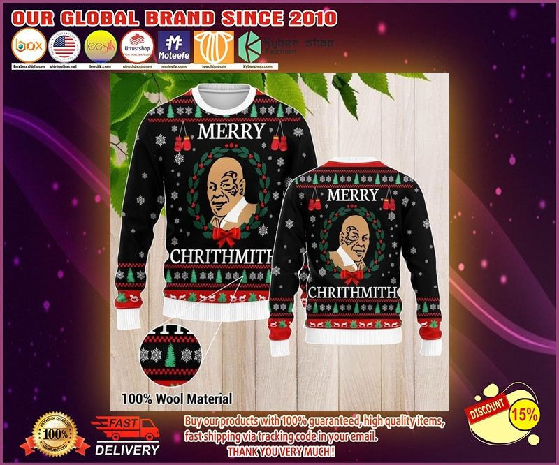 Mike Tyson Merry Chrithmith Ugly Christmas Sweater,