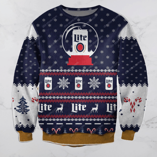 Miller Lite Ugly Christmas Sweater,