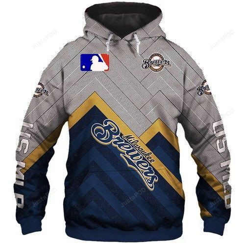 Milwaukee Brewers 3D All Over Print Hoodie & Zip Hoodie