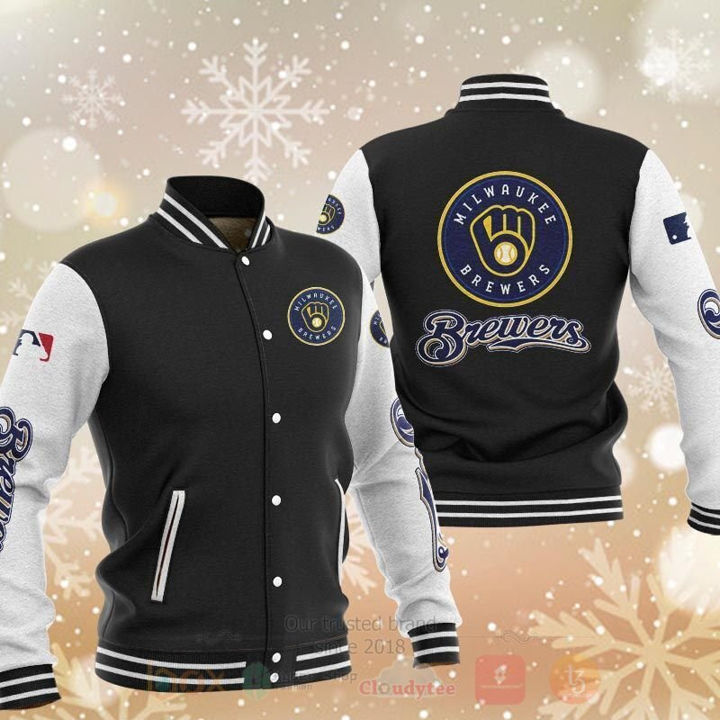 Milwaukee Brewers Varsity Baseball Jacket for Men & Women | MLB Team Fan Gift