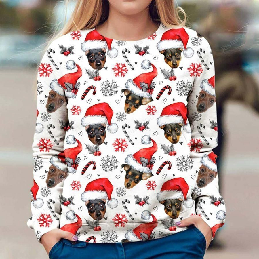 Miniature Pinscher Ugly Christmas Sweater, Perfect Holiday Gift
