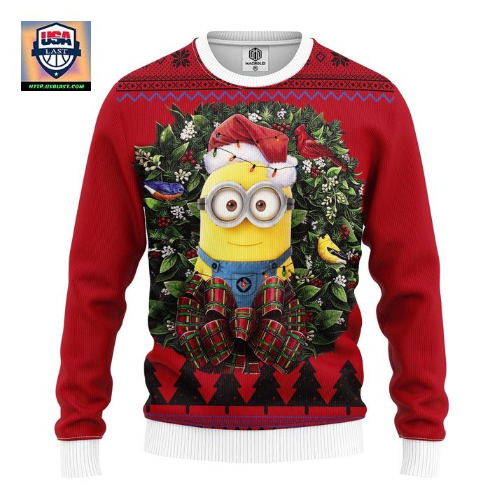 Minion 2 Despicable Me Noel Mc Ugly Christmas Sweater Thanksgiving Gift