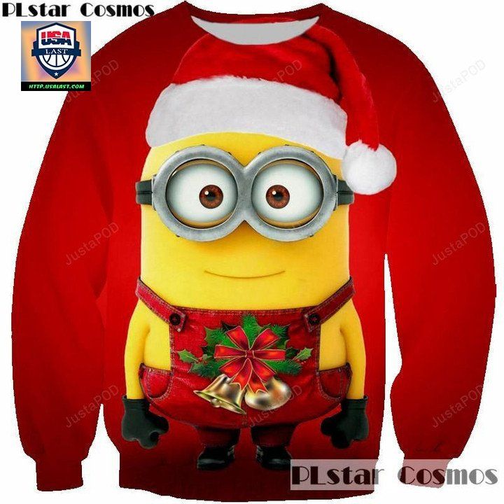 Minions Christmas 3D Sweater